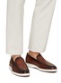 Figure View - Click To Enlarge - MAGNANNI - Apron Toe Leather Loafers