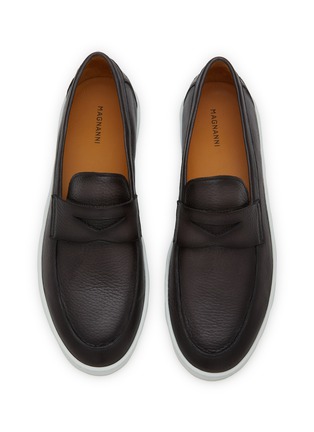 Detail View - Click To Enlarge - MAGNANNI - Leather Penny Loafers