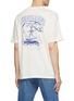 Back View - Click To Enlarge - SCOTCH & SODA - Wave Artwork Cotton T-Shirt