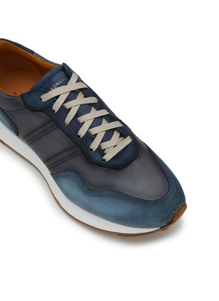 Detail View - Click To Enlarge - MAGNANNI - Leather Suede Sneakers