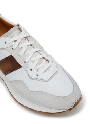 Detail View - Click To Enlarge - MAGNANNI - Leather Suede Sneakers