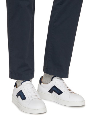 Figure View - Click To Enlarge - MAGNANNI - Leather Low Top Sneakers