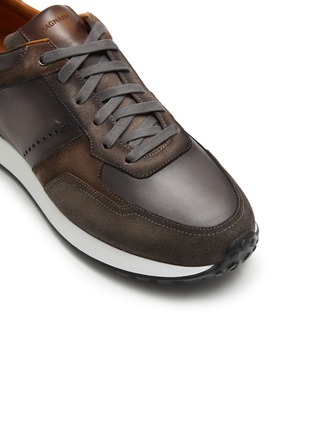 Detail View - Click To Enlarge - MAGNANNI - Leather Suede Sneakers