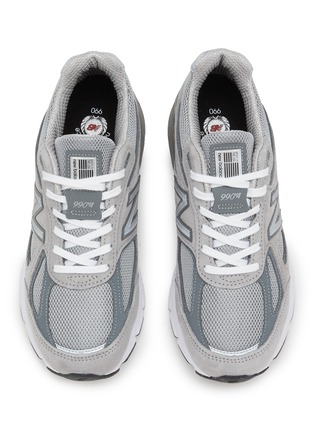 Detail View - Click To Enlarge - NEW BALANCE - 990v4 Low Top Lace Up Sneakers