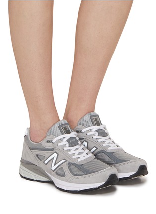 Figure View - Click To Enlarge - NEW BALANCE - 990v4 Low Top Lace Up Sneakers