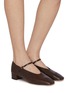 Figure View - Click To Enlarge - EQUIL - Naples 25 Leather Ballerina Shoes