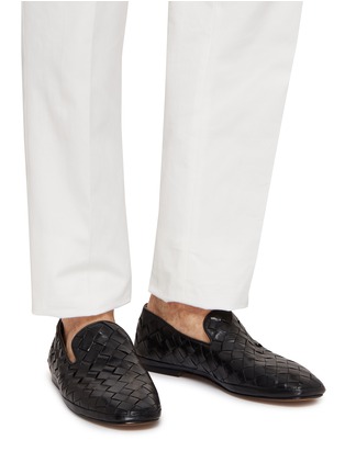 Figure View - Click To Enlarge - HENDERSON - Guinea Nappa Leather Loafers