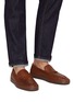 Figure View - Click To Enlarge - HENDERSON - Sifnos Penny-slot Leather Loafers