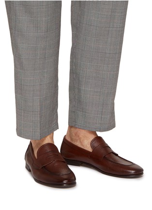 Figure View - Click To Enlarge - HENDERSON - Capri Penny Leather Loafers