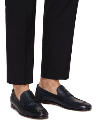 Figure View - Click To Enlarge - HENDERSON - Capri Penny Leather Loafers