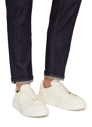 Figure View - Click To Enlarge - HENDERSON - Chronos Leather Padded Low Top Sneakers