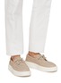 Figure View - Click To Enlarge - HENDERSON - Ghibli Padded Leather Boat Shoes
