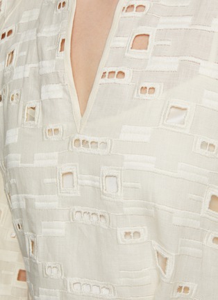  - KITON - Square Cut-Out Detail Dress