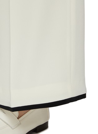  - KITON - Contrast Hem Wide Leg Pants