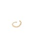 Detail View - Click To Enlarge - MÉTIER BY TOMFOOLERY - 9K Gold Twist Clicker Single Hoop Earring