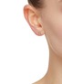 Figure View - Click To Enlarge - MÉTIER BY TOMFOOLERY - Hexa 9K Gold Moonstone Single Stud Earring