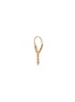 Main View - Click To Enlarge - MÉTIER BY TOMFOOLERY - Mini Az 9K Gold Opal Sapphire Honey Hooks Earring