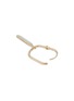 Detail View - Click To Enlarge - MÉTIER BY TOMFOOLERY - Hexa 9K Gold Moonstone Single Hoop Earring