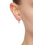 Figure View - Click To Enlarge - MÉTIER BY TOMFOOLERY - Ruby 9K Gold Clicker Single Hoop Earring