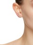 Figure View - Click To Enlarge - MÉTIER BY TOMFOOLERY - Fleurescent 9K Gold Diamond Single Stud Earring