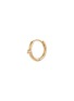 Main View - Click To Enlarge - MÉTIER BY TOMFOOLERY - 9K Gold Diamond Clicker Single Hoop Earring
