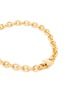 Detail View - Click To Enlarge - NUMBERING - 14k Gold Plated Star Clasp Oval Chain Choker