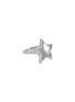Main View - Click To Enlarge - NUMBERING - Rhodium Plated Sterling Silver Star Signet Ring