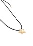 Detail View - Click To Enlarge - NUMBERING - 14k Gold Plated Chunky Star Strap Necklace