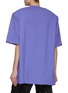 Back View - Click To Enlarge - THE ATTICO - Shoulder Padded Mock Neck Oversized Top