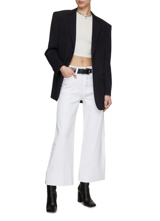 Figure View - Click To Enlarge - RAG & BONE - Cropped Andi Cuff Jeans
