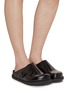 Figure View - Click To Enlarge - BIRKENSTOCK 1774 - 33 Dougal Tonal Buckle Leather Clogs