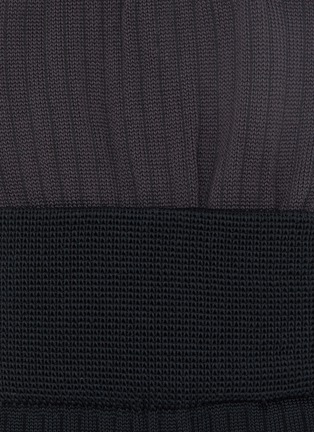 Detail View - Click To Enlarge - SACAI - Double Layered Cotton Blend Crew Socks