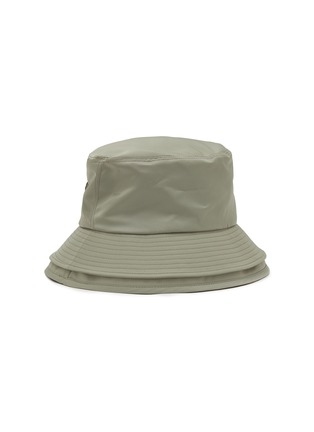Nylon Double Brim Bucket Hat