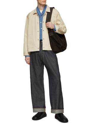 Figure View - Click To Enlarge - TAIGA TAKAHASHI - Coverall Patch Pocket Jacket