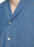  - TAIGA TAKAHASHI - Shawl Collar 3 Button Shirt
