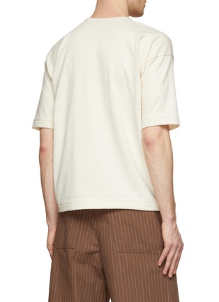 Back View - Click To Enlarge - TAIGA TAKAHASHI - Henry Neck T-Shirt