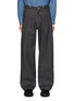 Main View - Click To Enlarge - TAIGA TAKAHASHI - Buckled Back Buttoned Waistband Denim Pants