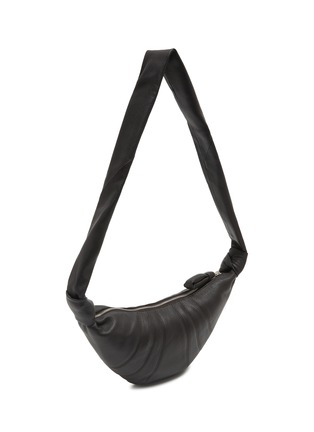 Detail View - Click To Enlarge - LEMAIRE - Small Croissant Grained Leather Bag