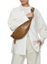 Figure View - Click To Enlarge - LEMAIRE - Small Croissant Leather Crossbody Bag