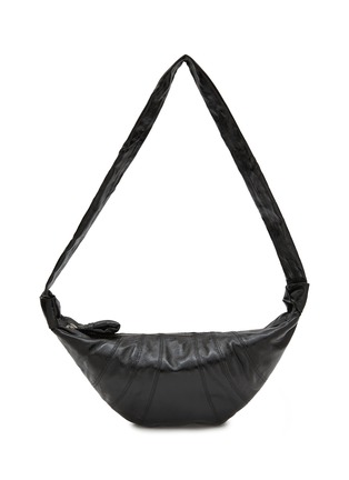 Main View - Click To Enlarge - LEMAIRE - Medium Croissant Coated Cotton Crossbody Bag