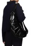Figure View - Click To Enlarge - LEMAIRE - Large Croissant Coated Cotton Crossbody Bag