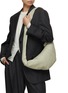 Figure View - Click To Enlarge - LEMAIRE - Medium Croissant Leather Crossbody Bag