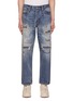 Main View - Click To Enlarge - FDMTL - Classic Distressed Straight Leg Jeans