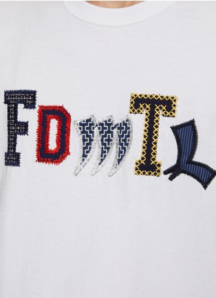  - FDMTL - Logo Embroidered Cotton T-Shirt