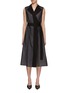 Main View - Click To Enlarge - FABIANA FILIPPI - Belted Trench Cotton Wrap Dress