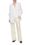 Figure View - Click To Enlarge - FABIANA FILIPPI - Tailored Wool Silk Pants