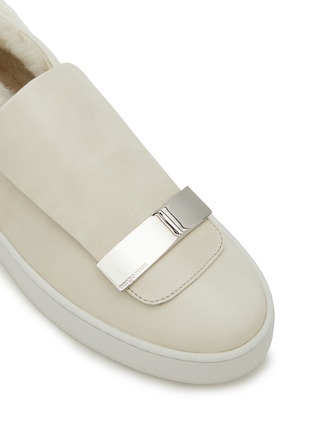 Detail View - Click To Enlarge - SERGIO ROSSI - SR1 Addict Leather Slip-On Sneakers