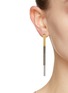 Figure View - Click To Enlarge - MARIE LAURE CHAMOREL - N° 464 Bi-Colour Sterling Silver Drop Earrings