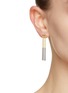Figure View - Click To Enlarge - MARIE LAURE CHAMOREL - N° 463 Bi-Colour Sterling SIiver Earrings