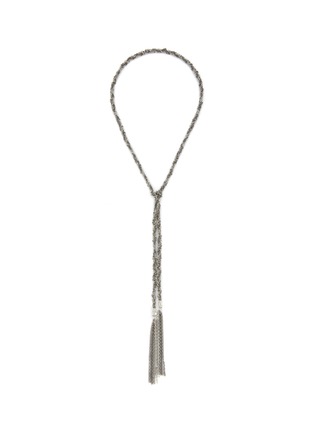 Main View - Click To Enlarge - MARIE LAURE CHAMOREL - N° 359 Silver Toned Metal Necklace